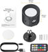 1PC 9 3 Dimming Battery Operated Wall Mounted Light with Remote, Colors RGB Rechargeable Ambient Sconce, Color