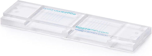 McMaster Method Microscope Slide - FEC (Fecal Egg Count) Double Chamber Slide for Parasite Testing