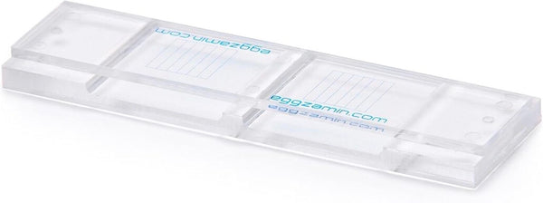 McMaster Method Microscope Slide - FEC (Fecal Egg Count) Double Chamber Slide for Parasite Testing