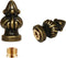 MA&J 2 Pieces Lamp Shade Finial Tiffany Victorian Finials for Lamps, Retro Lamp