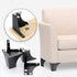 OwnMy 4PCS 4 Inch Metal Furniture Legs Black Sofa Legs Dresser Legs, Modern Ottoman/Coffee Table Legs Metal Cabinet