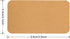 Penta Angel 100 Pcs Mini Blank Word Notes Cards for DIY Craft and Business Messages (Brown)