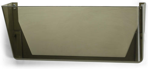 Officemate Plastic Wall-File Pocket, One Pocket, Legal/Letter Size, Smoke