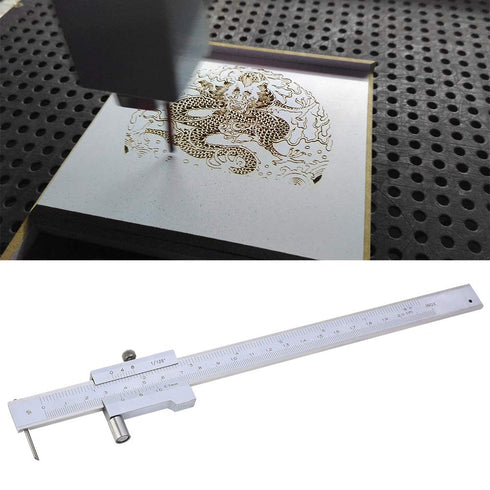 Vernier Caliper 200mm/8in Measuring Caliper, Dual Calibration Inch/Metric for Marking Gauge