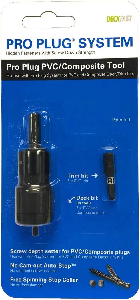 Pro Plug Tool for PVC Decking, For Use With The Pro Plug System, Outdoor & Hardware Store