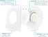 3-4 Inch 7.5W, 5CCT 2700K-5000K, 650LM, Dimmable 4 Inch LUXRITE Square LED Flush Mount & Recessed Light, Magnetic Trim