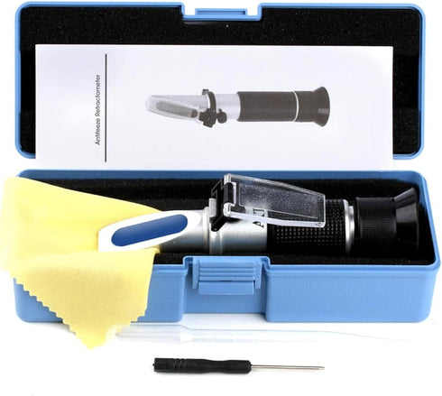 VGVGV 2 1 0-25% 0-40% Brix Refractometer, In Handheld Alcohol Refractometer Alcohol Beer Wine Concentration Meter Brix