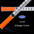 1ML 29G 1/2 Inch Pack 100 Syringe, Lab Supplies Syringes with Cover, Individually Wrapped