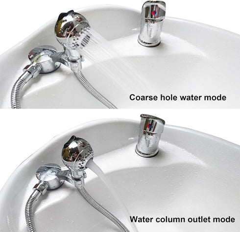 Joyzan Salon Shampoo Bowl Spray Head, Pedicure Chair Sparyer Shower Head Sink Faucet Attachment Replacement Part Side