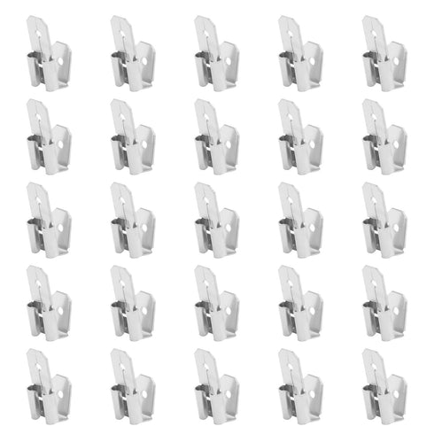 25pcs Electrical Double Male Female Adapter, Aluminum Alloy Piggyback Spade Wire Terminals
