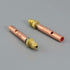 57Y10 3/8-24 9 17 24 Pack 2 RIVERWELD TIG Torch Front Current Nipple Connector Fitting Accessories of Gas & Power Cable