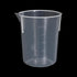 4pcs Stackable Plastic Beakers, 500ml Volume, PP Material with Molded Graduation