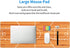 Basketball Gaming Mouse Pad XL, Large Non-Slip Rubber Mousepad, Stitched Edges, Long Extended Mouse Pad, 31.5'' X 11.8''