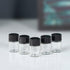 100pcs Clear Small Glass Vials 2ml with Screw Caps