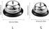 GREYWAWA Counter, Metal Anti-Rust Desktop Call Bells Customer Service Bells Pet Training Bells Kitchen Tool For Table