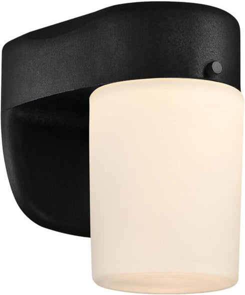 6106700 One-Light Dimmable LED Outdoor Wall Fixture with Dusk to Dawn Sensor,
