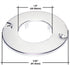 Floor and Ceiling Plate Split Flange, Fits 1-1/2 Inch IPS Galvanized Pipe, Chrome Finish