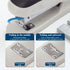 M&G Desktop Stapler (Grey) with 25 Sheet Capacity, Two Binding Modes & 1000 Staples for Office, School, Home
