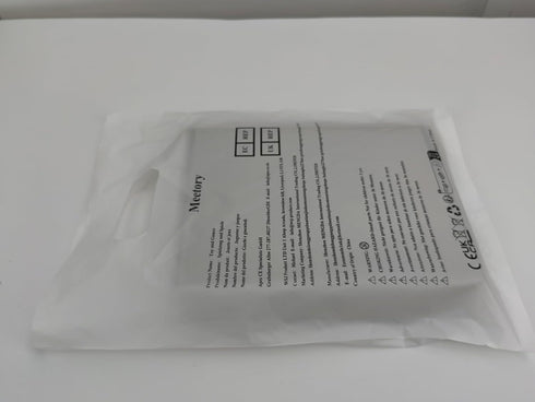 Meetory 50 PCS Clear Plastic Label Holders for Wire Shelf, Clip On Labels for Storage Bins and Merchandise Display