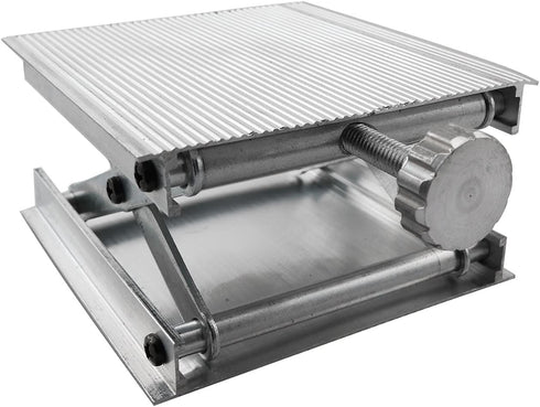 LQ Industrial Lab Lifting Platform, 90mm Adjustable Aluminum Alloy Rack Scissor Lab Jack