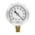 PIC Gauges S201L-254N Pressure Gauge, Bottom Mount, 2.5" Dial, 30"/0 hg Vacuum psi Range, 1/4" Male NPT