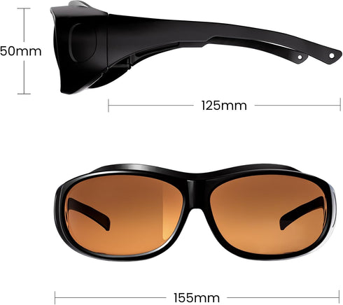 200nm-460nm OD5, 3D Revopoint Blue Laser Safety Goggles Eye Protection Compatible Universal Blue Laser Scanners