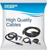 6ft P-208 HQRP Long USB to Mini USB Cable Compatible with Canon imagefor ULA Scan-tini Personal Document Scanner