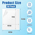 50-Pack 8.5 11 (50) TOTiyea Clear Adhesive Pockets, Letter Size x Self-Stick Sheet Protectors for Classroom & Office