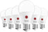 Sunco 6 Pack Dusk to Dawn Light Bulbs Outdoor A19, Photocell Automatic