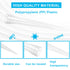 ONiLAB Pipette Tips 10mL, 100 PCS Universal Plastic Liquid Tips, Autoclavable, Transparent for Laboratory Use