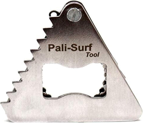 Ultimate SURF Gift Keychain, Multi Tool with Fin Key, Wax Comb, Scraper, Bottle Opener, Screwdrivers + 6 FCS GRUB Screws