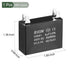 YOKIVE CBB61 Run Capacitor, 450V AC 5uF 50/60Hz Double Insert Run Round Capacitor, Low Loss, Great for Washing Machines Motor (Black)