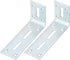 PATIKIL 4 18/25" Adjustable L Bracket with Slot, 2 Pcs Floating Shelf