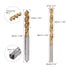uxcell M6 x 1 Spiral Flute Tap and 5.0mm Twist Drill Bit Set, Metric Titanium Plated 6542 High Speed Steel Machine Threading Screw Thread Tap Drilling Tool