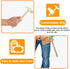 6-in-1 Metal Multifunction Hammer & Screwdriver Tool Set with Cross & Flat Screwdriver for Opening Walnuts