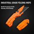 6-Pack Lichamp Folding Utility Knife, Quick-Change Box Cutter with Razor Blades & Belt Clip, Portable Construction Tool