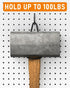 INCLY 176PCS Extra Thick Black Pegboard Hooks Set, Heavy Duty Metal Peg Board Hook Assortment