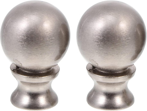 Beaupretty Cow Horn Lamp Finials 2-Pack Decorative Lamp Knobs for Table and