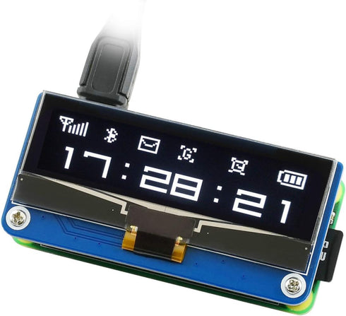 waveshare 2.23inch OLED Display HAT for Raspberry Pi 12832 Pixels with Embedded 1305