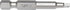 Mayhew Tools 19606-4 Square Recess Power Bit, 4-Pack, NO. 1 x 2"