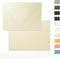 Goefun Wedding Invitation Envelopes 5x7-100 PCS Cream Shimmer A7 Euro Flap for RSVP, Anniversaries, Greeting Cards