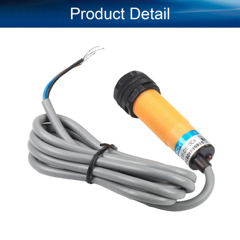 Heyiarbeit E3F-DS10C4 Photoelectric Sensor Switch 300MA Detection Distance 10cm 3 Wires 1pcs