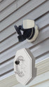 IMBA-8141 1/2-Inch (0.5") 1-Pack iMBAPrice White Vertical Siding Lamp Mounting Kit with Built-in Electrical Box, PVC