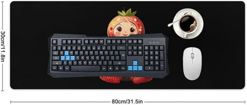 Generic Matryoshka Russian Strawberry Nesting Doll Desk Mat Non-Slip Desk Pad Mousepad Table Protector for Home Office