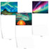 The Best Card Company 20 Landscape Nature Note Cards Blank (4 x 5.12 Inch) - 10 Designs, 2 Each - Aurora Borealis