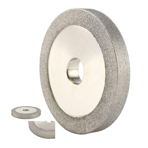 3''x 1/2''x 2/5'' Flat Diamond Grinding Wheel Grit 150 for Grinding Hard Alloy Cutter, Glass, Tiles