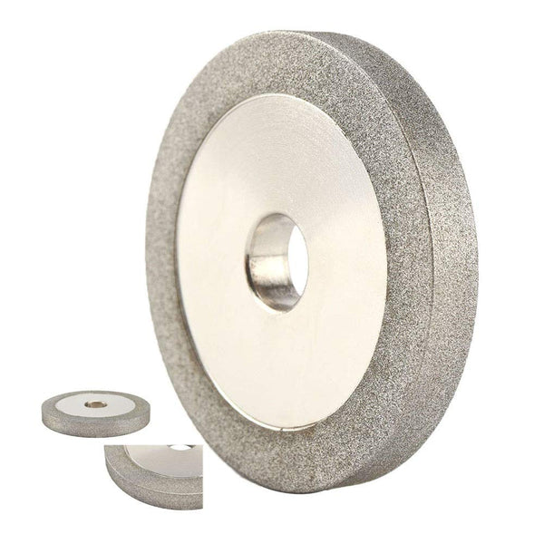 3''x 1/2''x 2/5'' Flat Diamond Grinding Wheel Grit 150 for Grinding Hard Alloy Cutter, Glass, Tiles