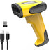 alacrity 2.4GHz Wireless & Bluetooth Handheld 1D 2D Barcode Scanner, Triple Mode USB