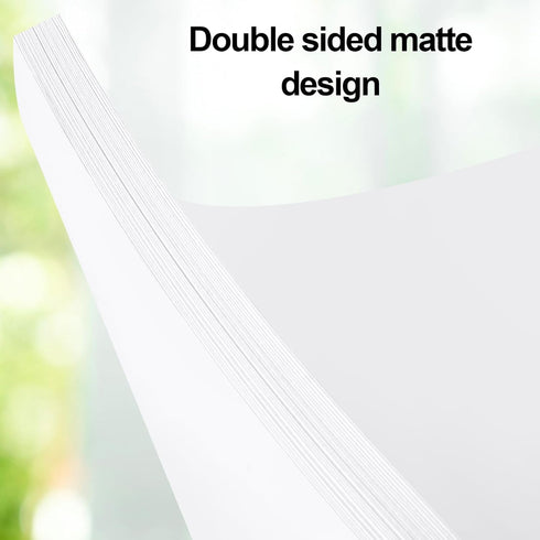 White Cardstock 8.5 x 11, 230gsm Cover Cardstock Paper, 85 Lb Heavy Card Stock for Invitations, Crafts, 30 Sheets