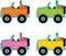 Fun Express Adventure Car Bulletin Board Cutouts - 48 Pieces VBS Vacation Bible School Supplies for Kids Educational